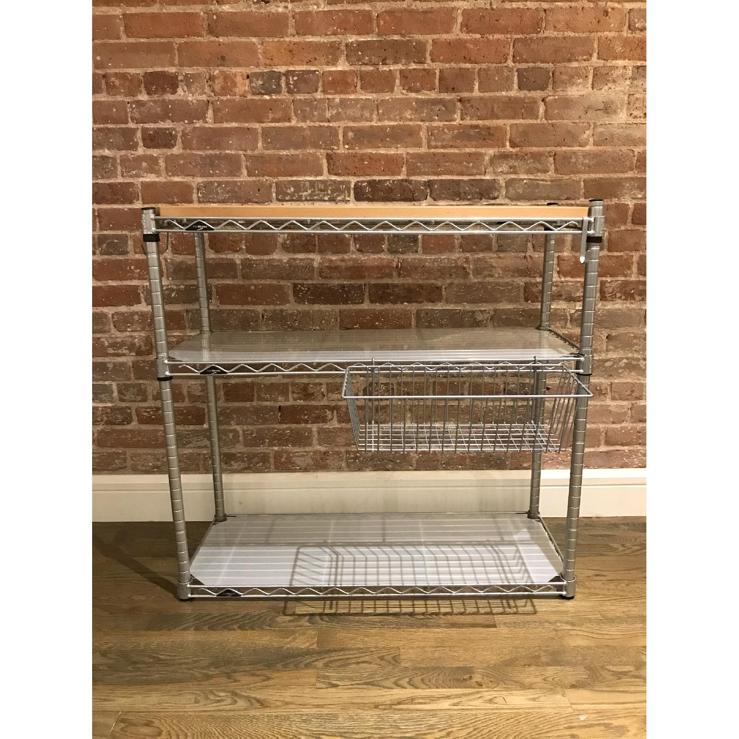 InterMetro Shelf Solution Kitchen Island - image-1