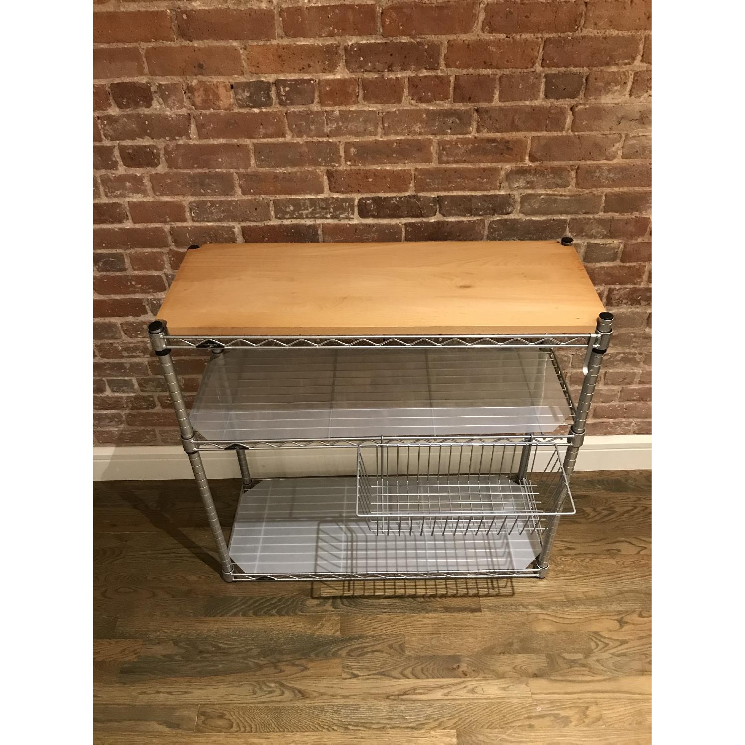 InterMetro Shelf Solution Kitchen Island AptDeco