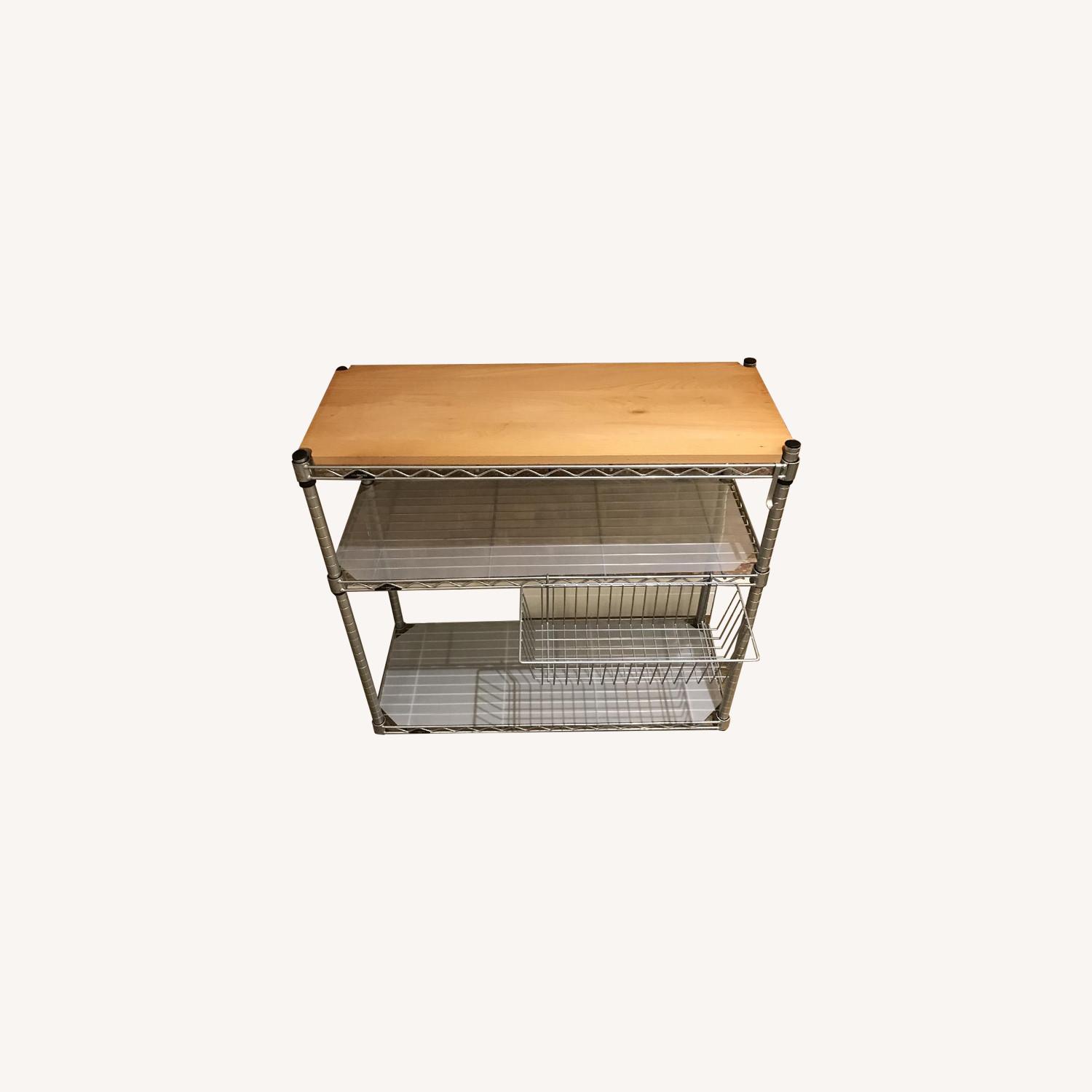 InterMetro Shelf Solution Kitchen Island AptDeco