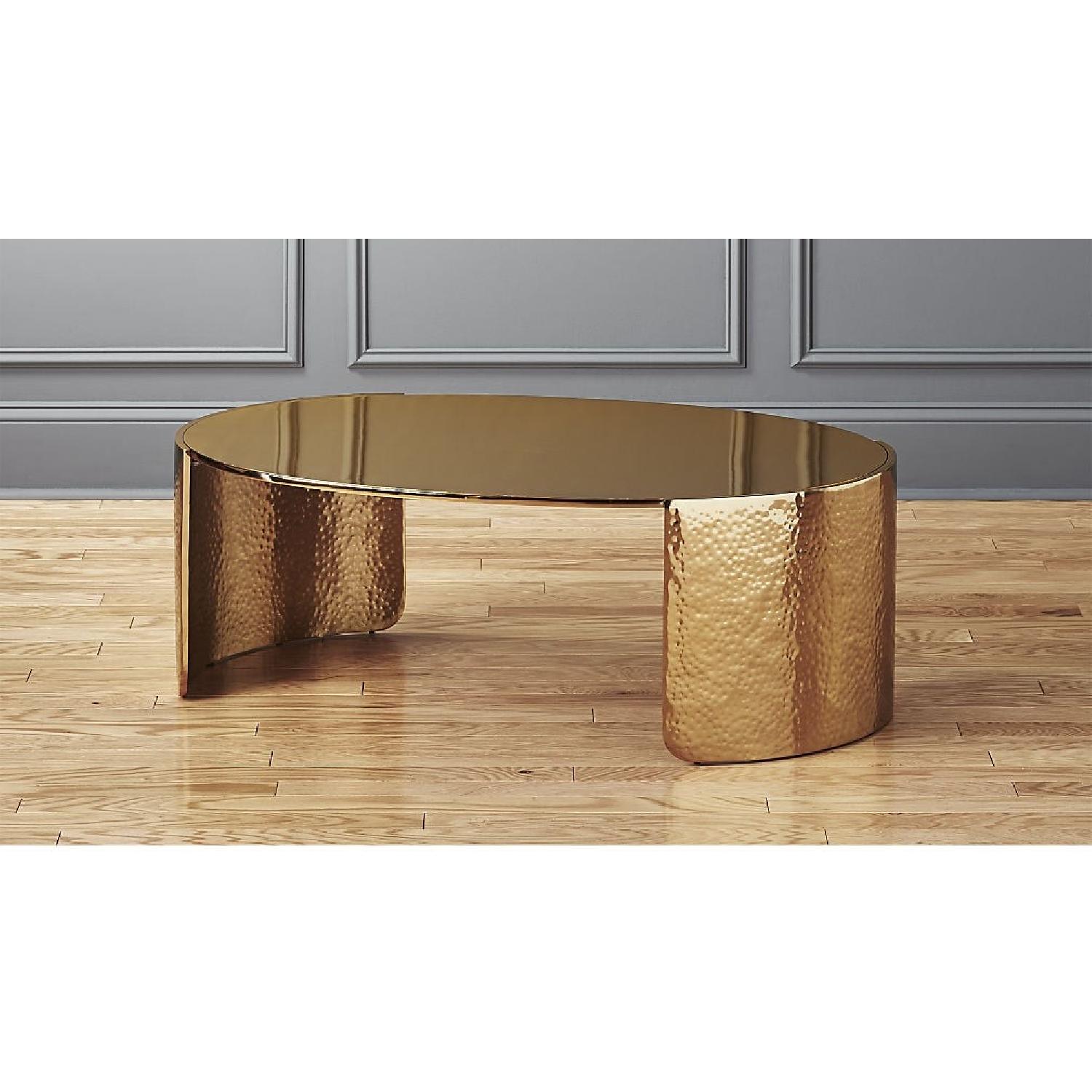 CB2 Hand-Hammered Coffee Table - image-1