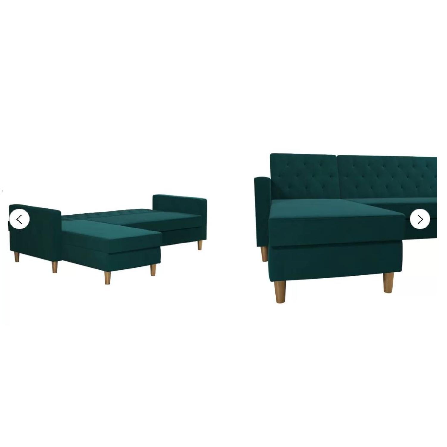 Liberty Reversible Sleeper Sectional Sofa - image-4