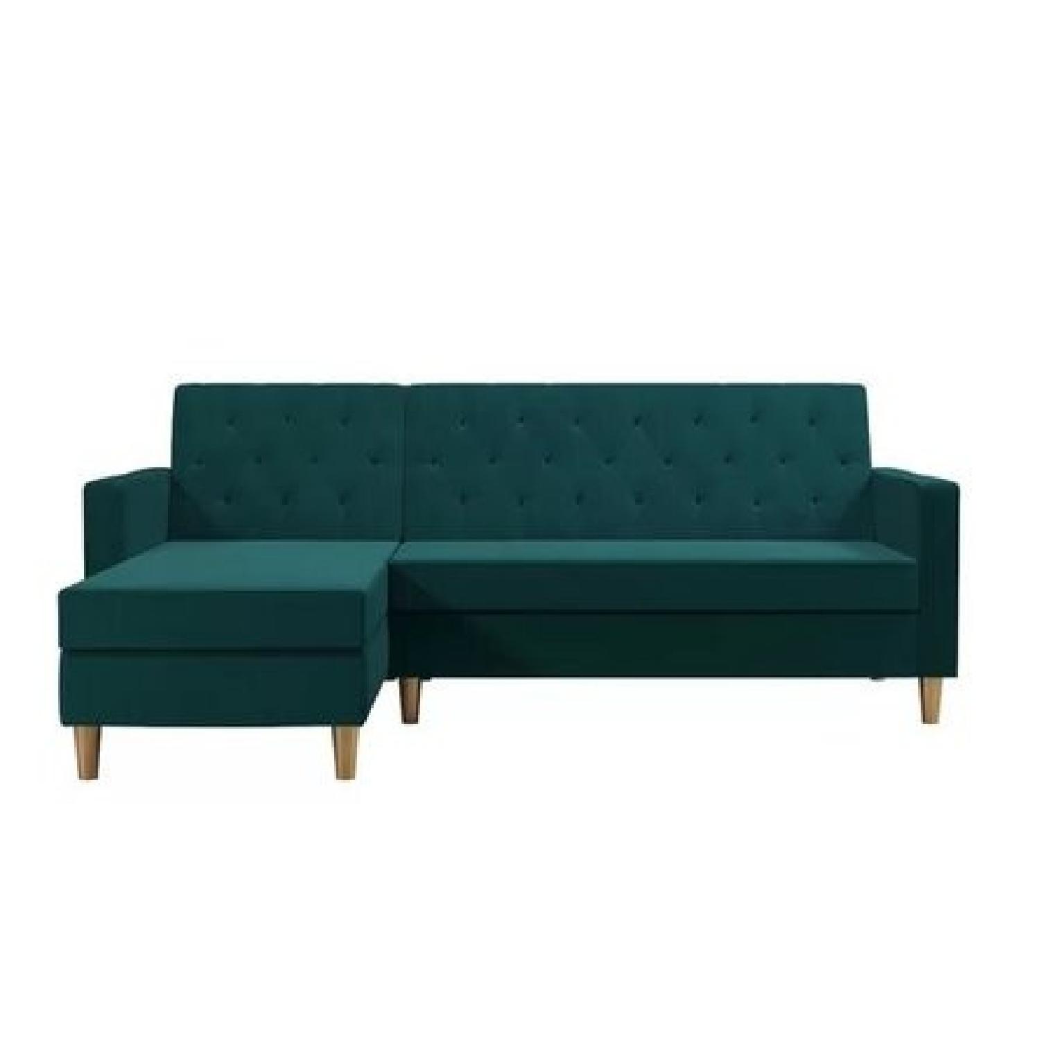 Liberty Reversible Sleeper Sectional Sofa - image-0