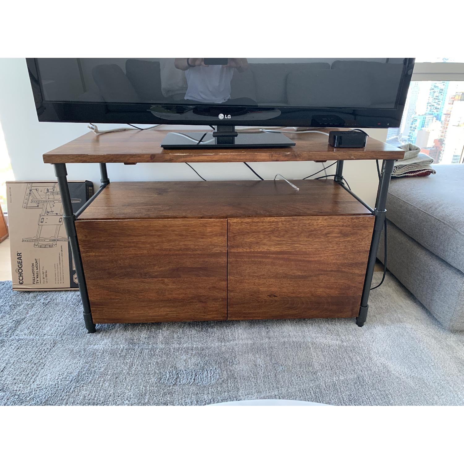 West Elm Industrial TV Stand - image-1