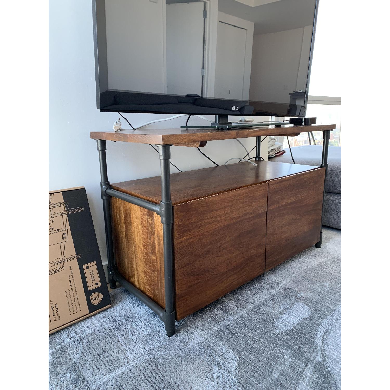 West Elm Industrial TV Stand AptDeco