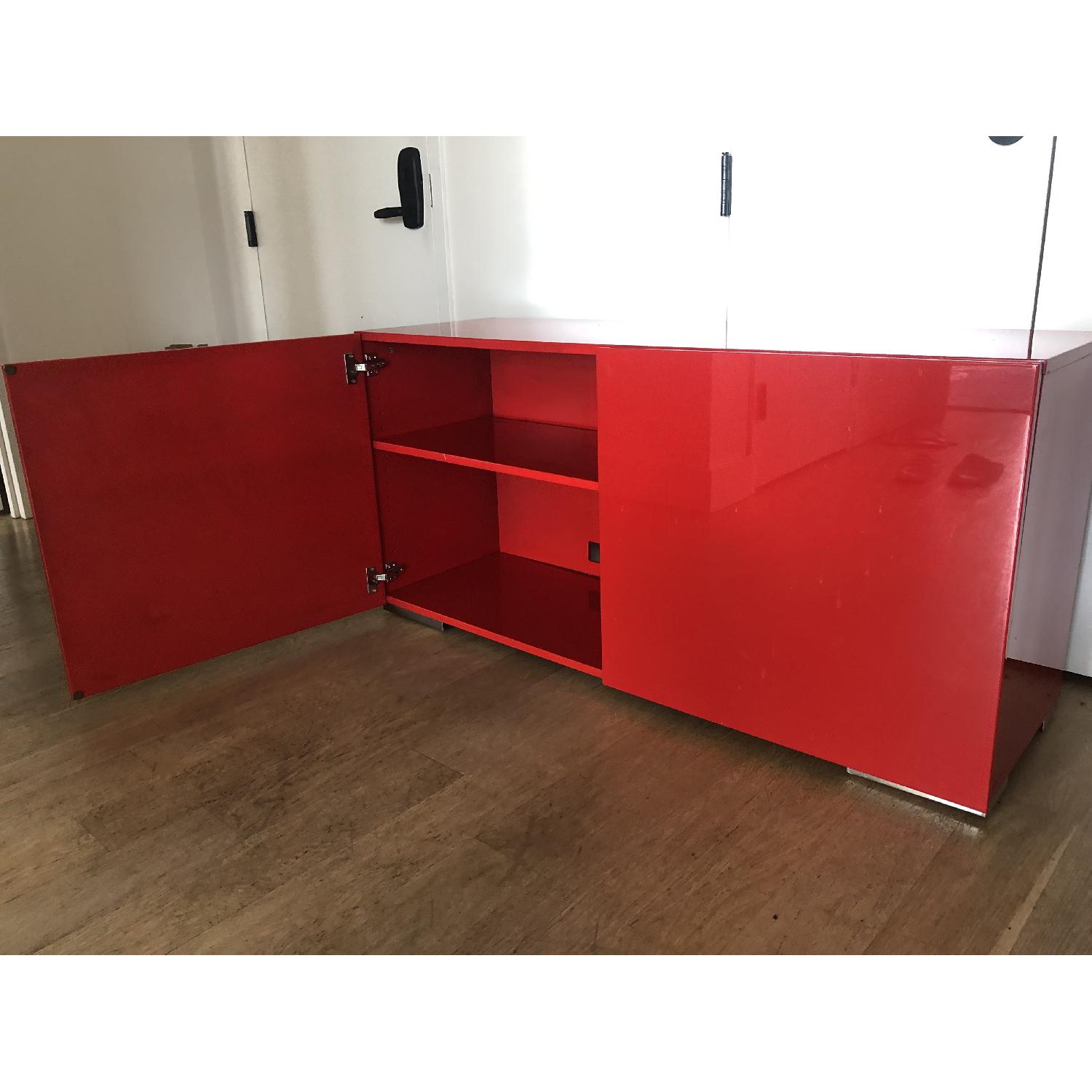 CB2 Fuel Red Credenza - image-4