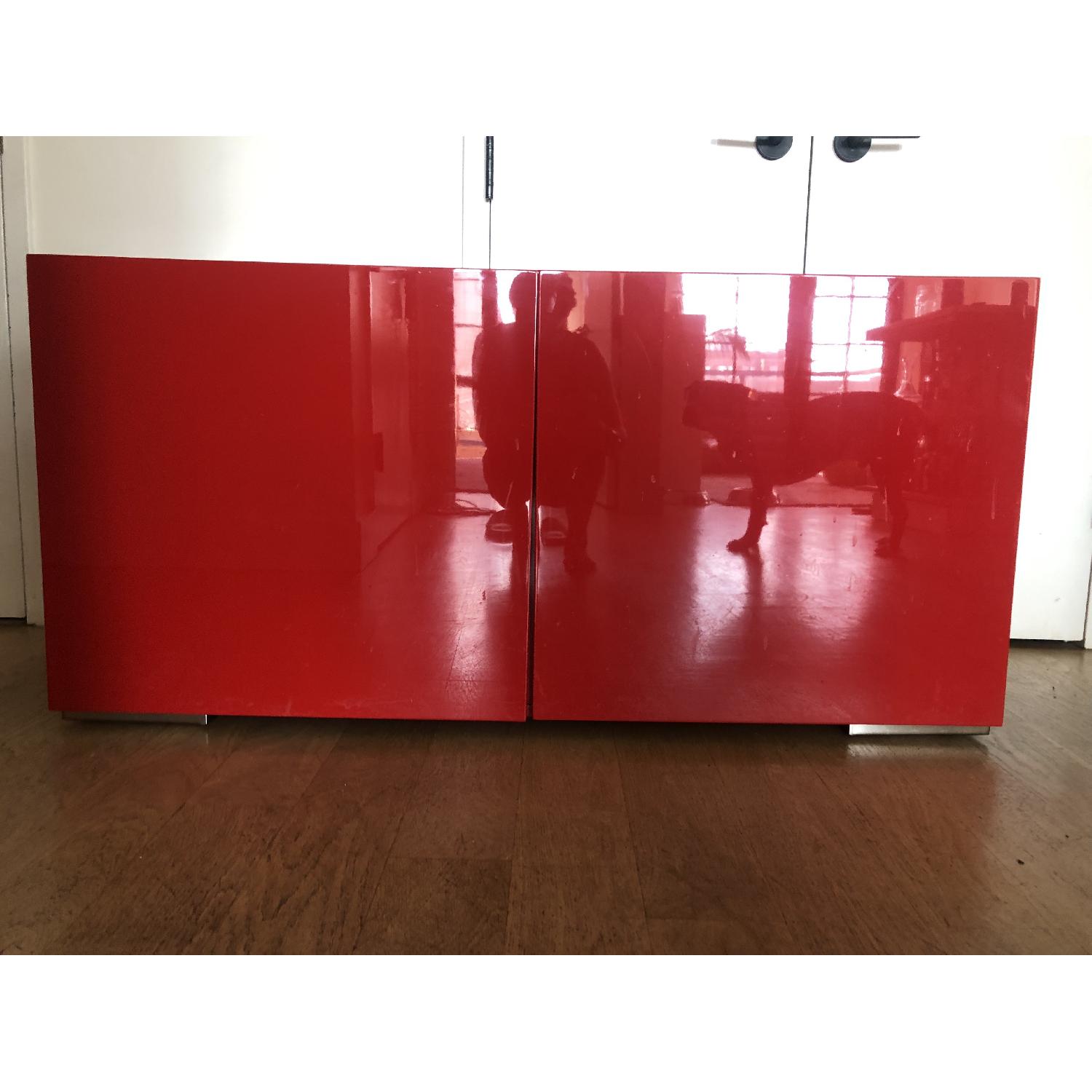 CB2 Fuel Red Credenza - image-11