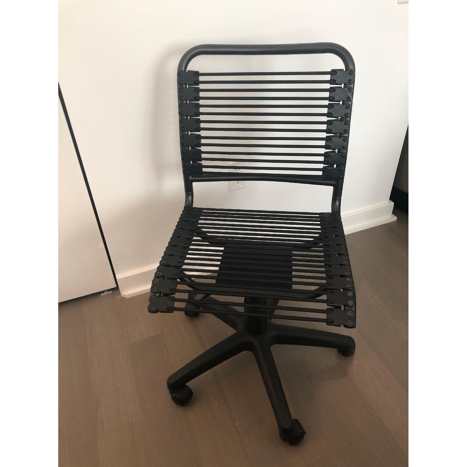 Container Store Black Bungee Office Chair - image-1