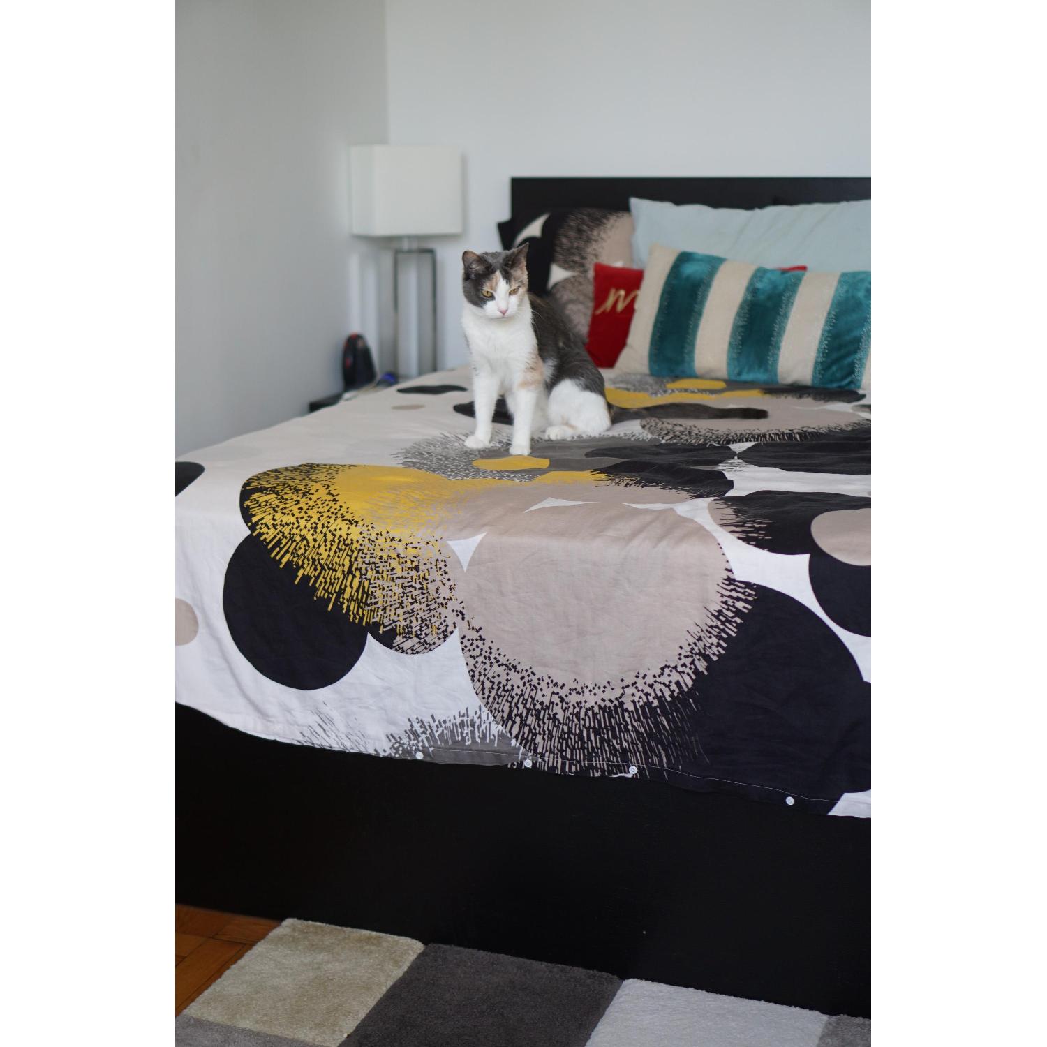 Ikea Malm Full Bed w/ 4 Storage Drawers - image-3