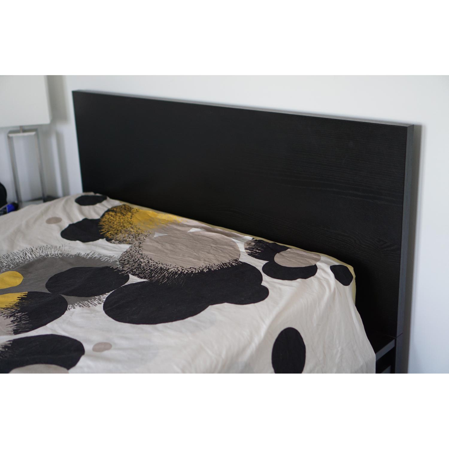 Ikea Malm Full Bed w/ 4 Storage Drawers - image-5