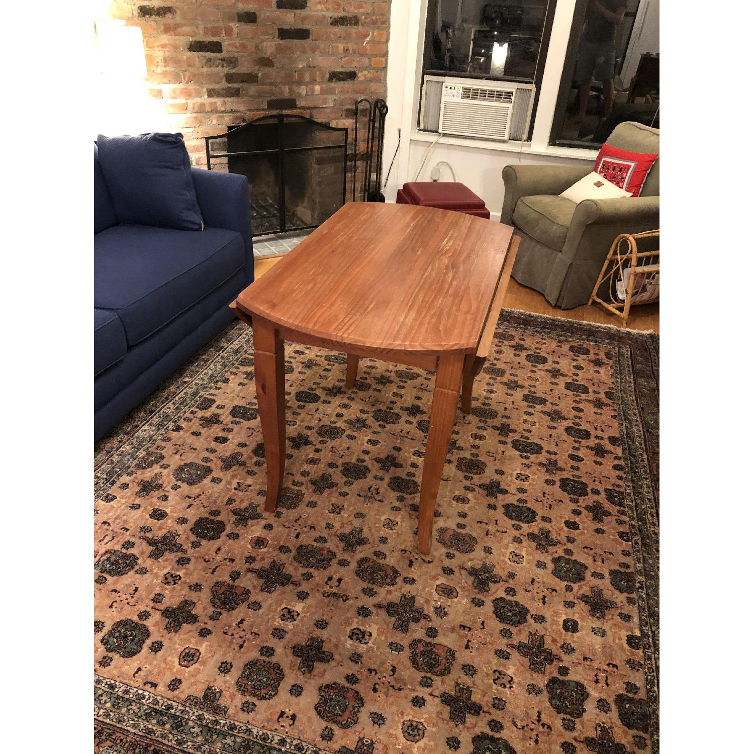 Pier 1 Round DropLeaf Dining Table AptDeco