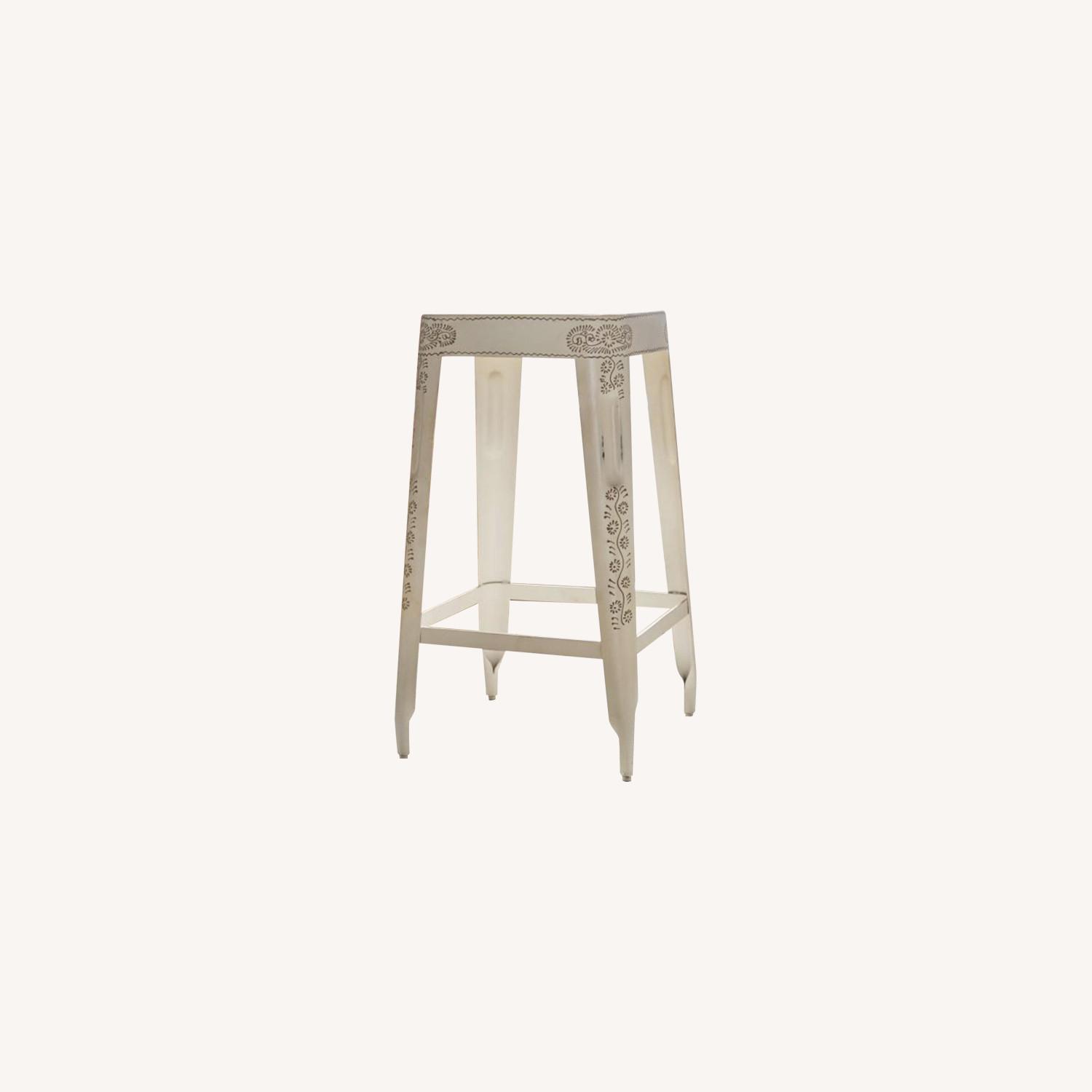 Urban Outfitters Painted Industrial Stool AptDeco