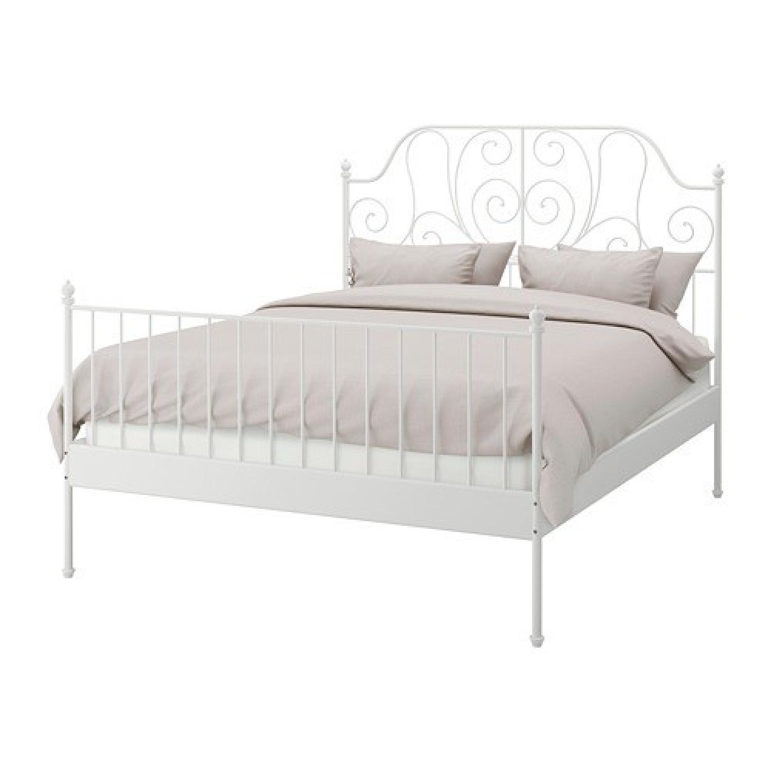 Ikea Leirvik Full Bed Frame AptDeco