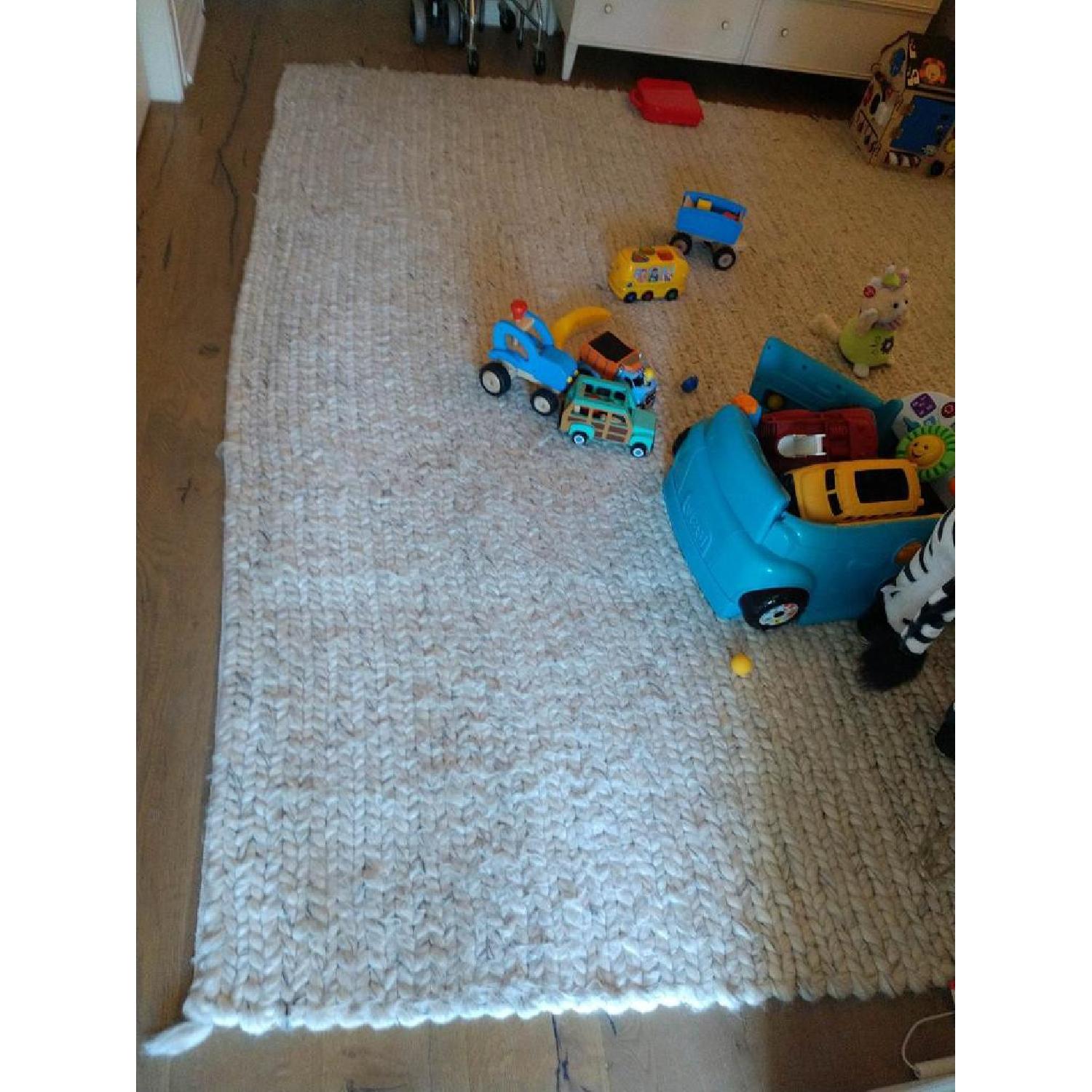Restoration Hardware Chunky Braided Wool Rug - image-3