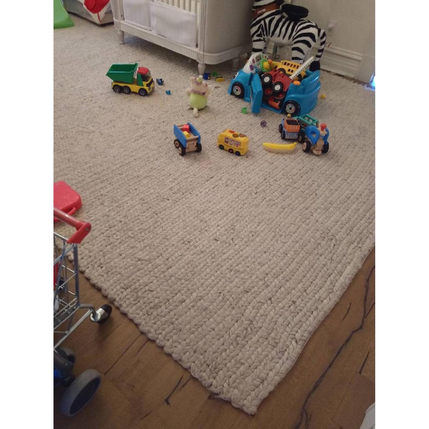 Restoration Hardware Chunky Braided Wool Rug AptDeco