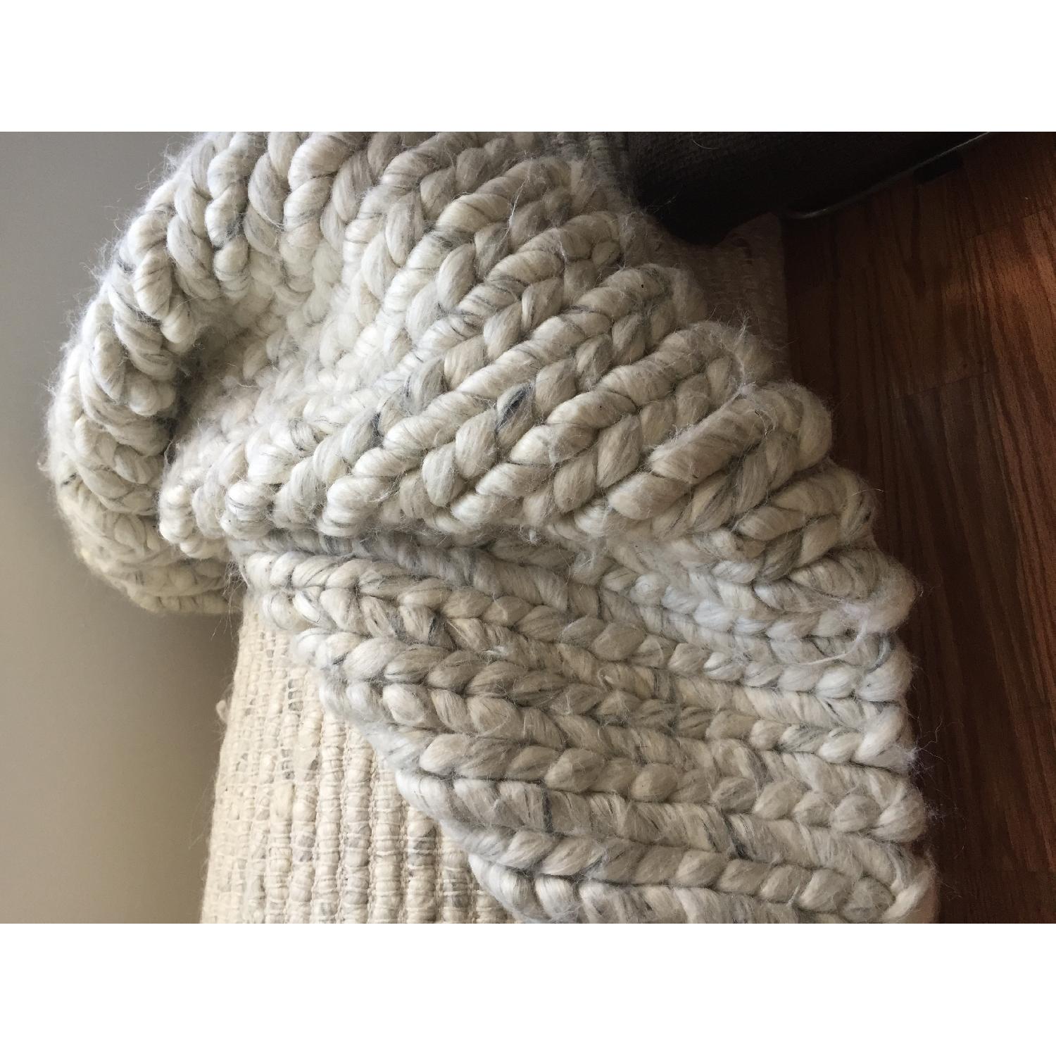 Restoration Hardware Chunky Braided Wool Rug - image-4