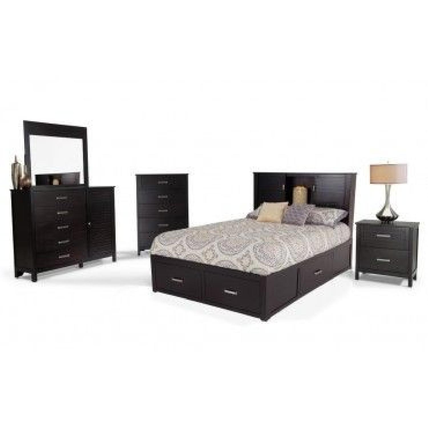 Bob's Spencer Black Queen Storage Bed - image-2