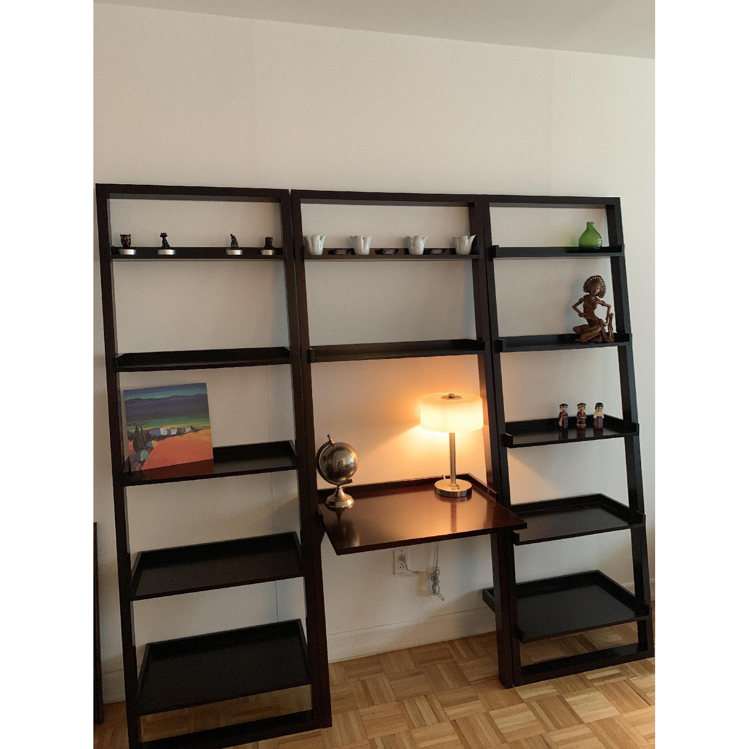 Crate & Barrel Sloane Desk w/ 2 Bookshelves AptDeco