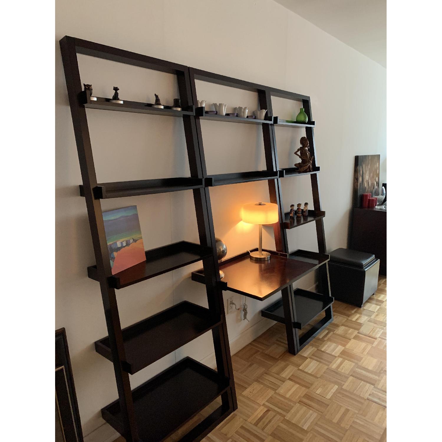 Crate & Barrel Sloane Desk w/ 2 Bookshelves AptDeco