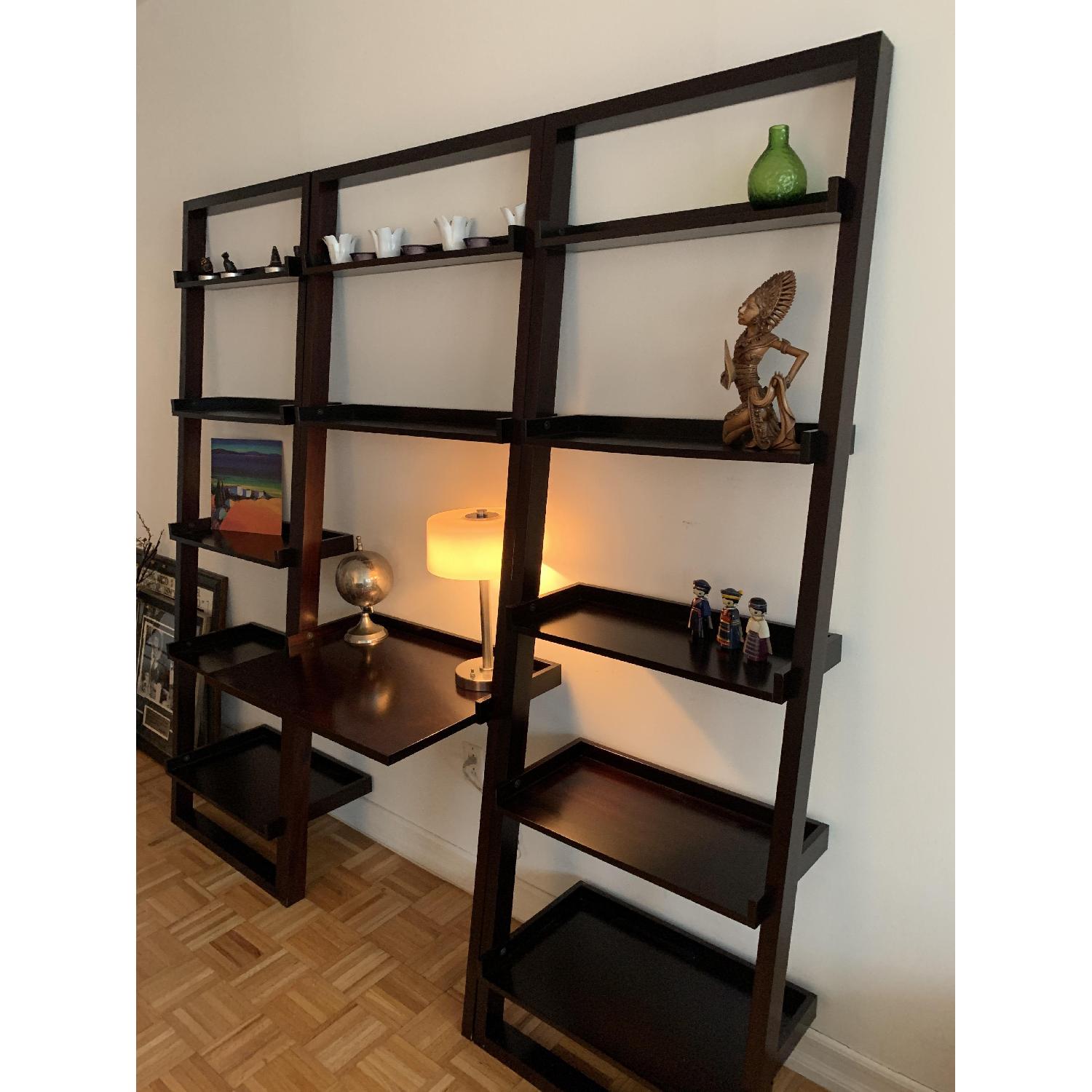 Crate & Barrel Sloane Desk w/ 2 Bookshelves AptDeco