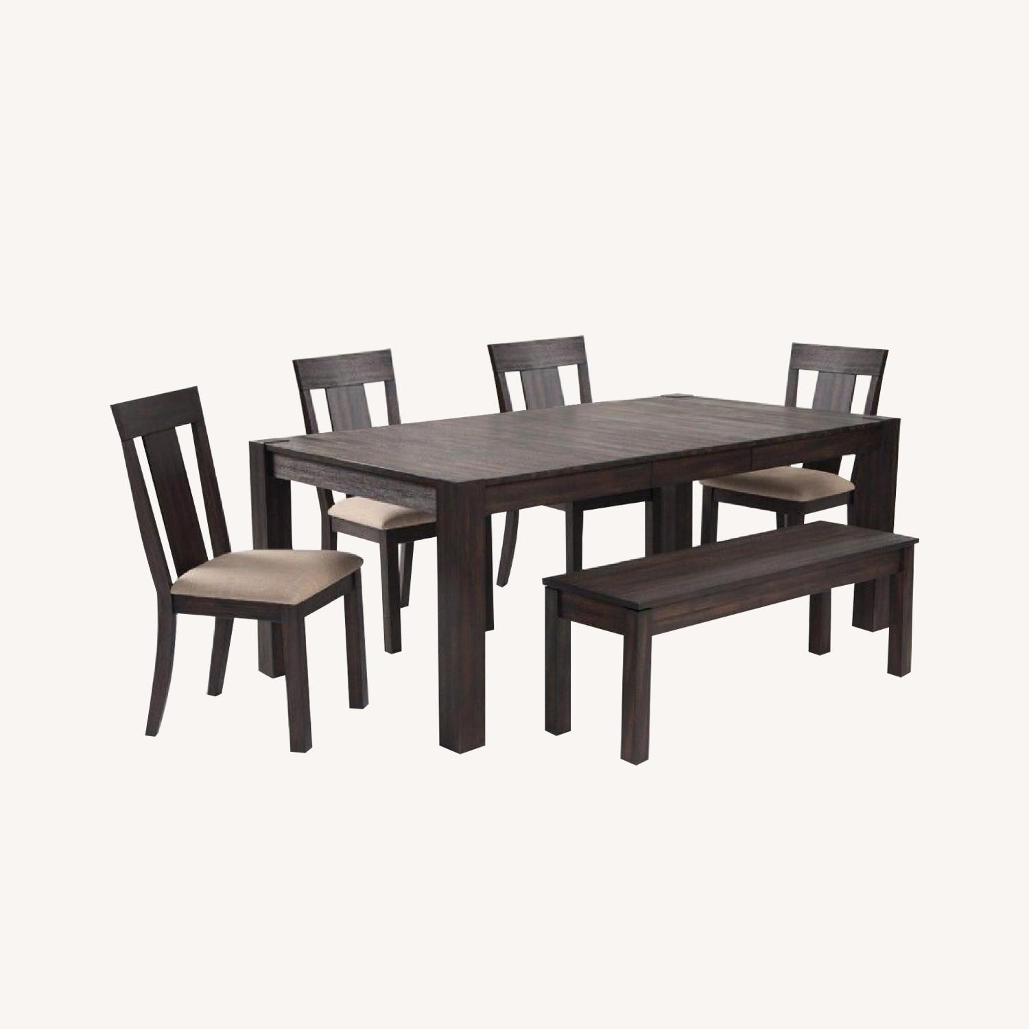 Bob's Summit 6 Piece Dining Set w/ Bench AptDeco