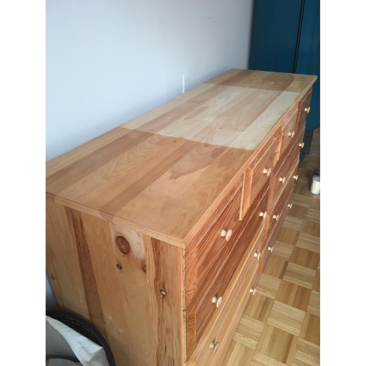 Gothic Cabinet Riverdale Unfinished Pine 10 Drawer Dresser - image-3