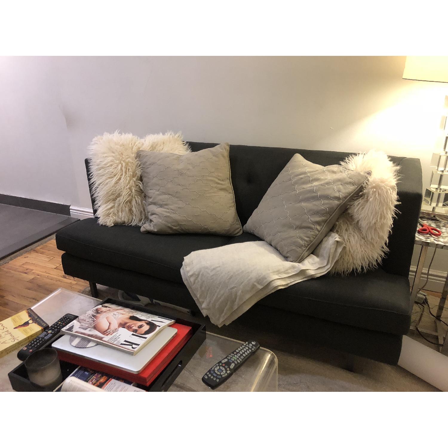 CB2 Avec Apartment Sofa in Carbon - image-5