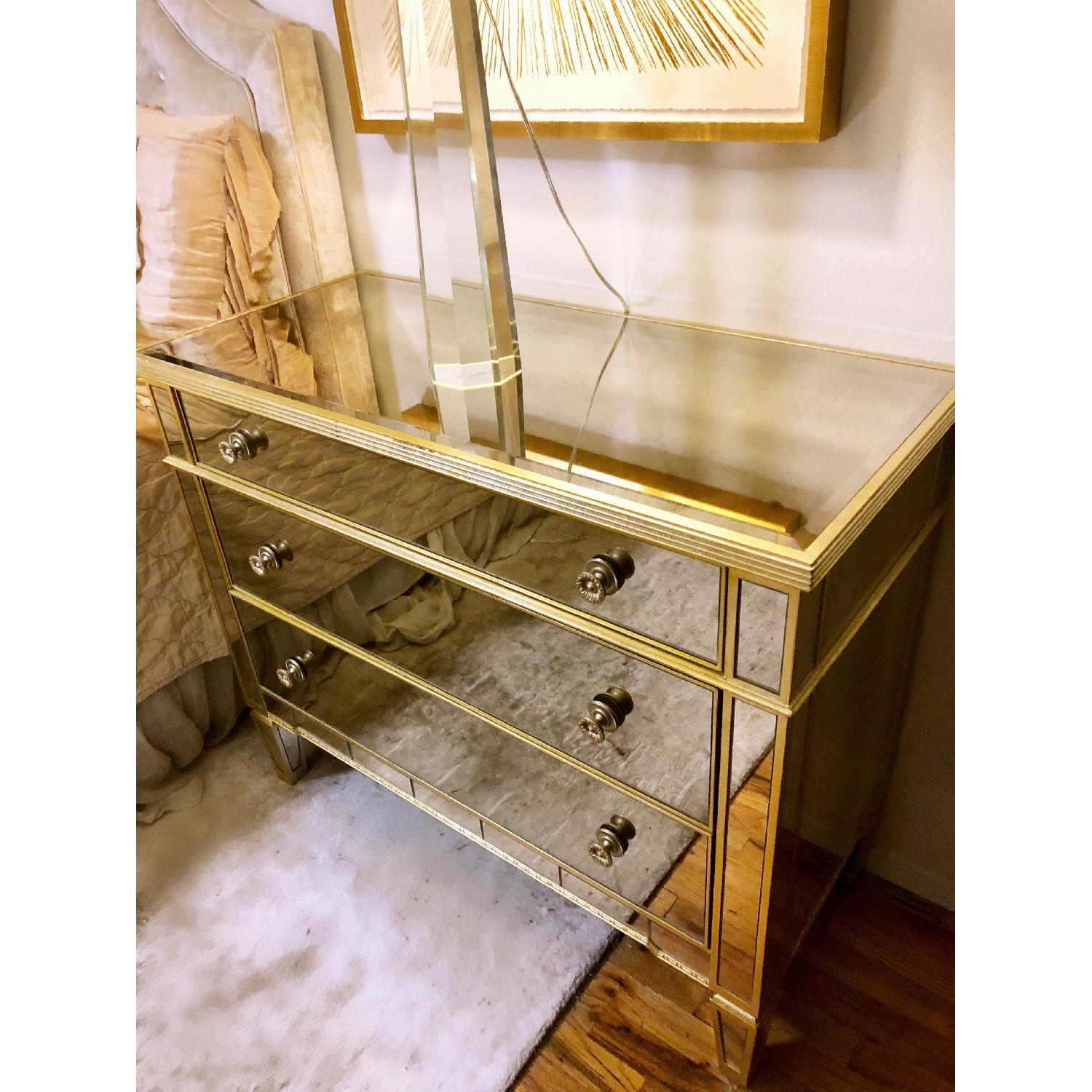 Z Gallerie Borghese Mirrored Chest/Nightstand - image-4