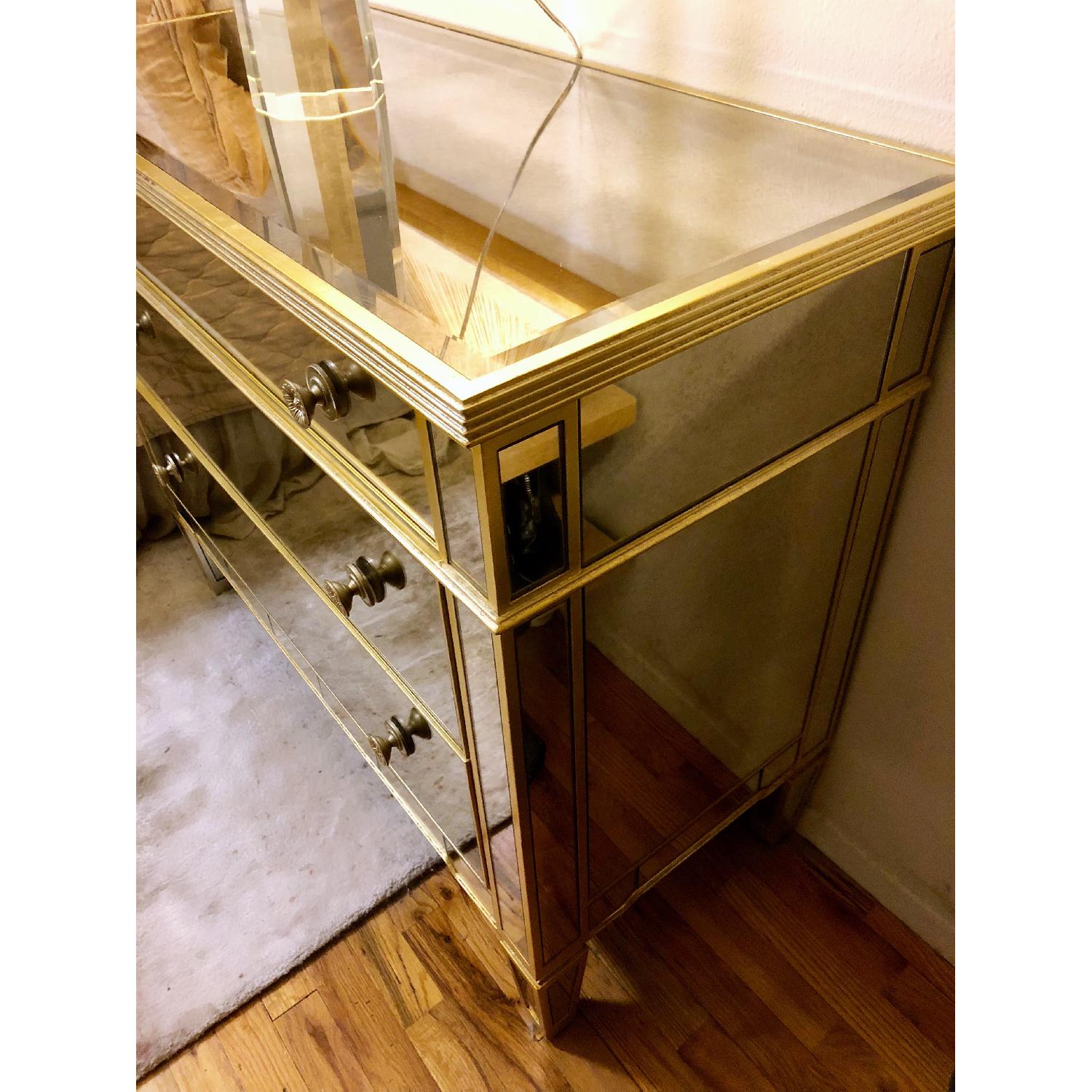 Z Gallerie Mirrored Chest/Nightstand AptDeco