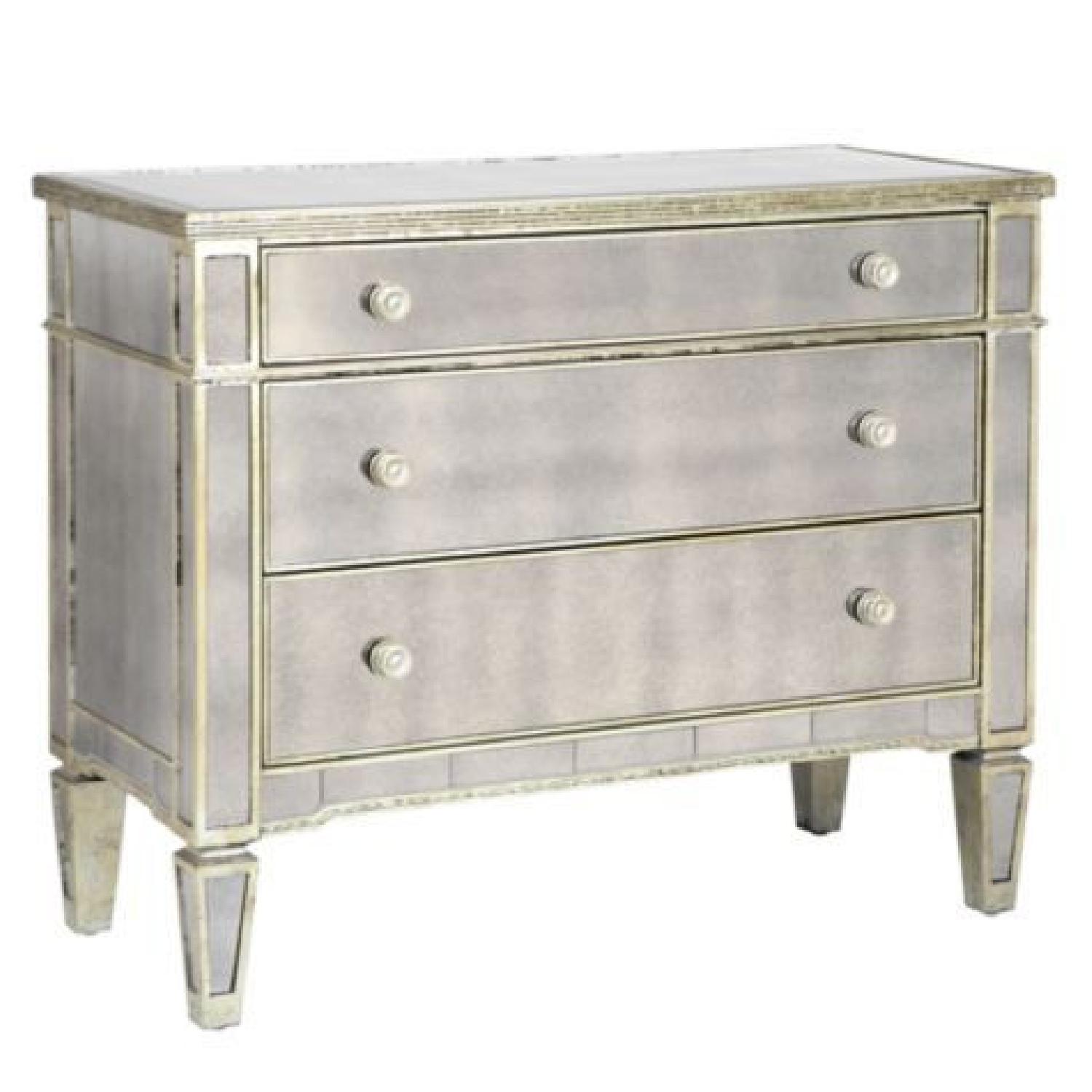 Z Gallerie Borghese Mirrored Chest/Nightstand - image-0