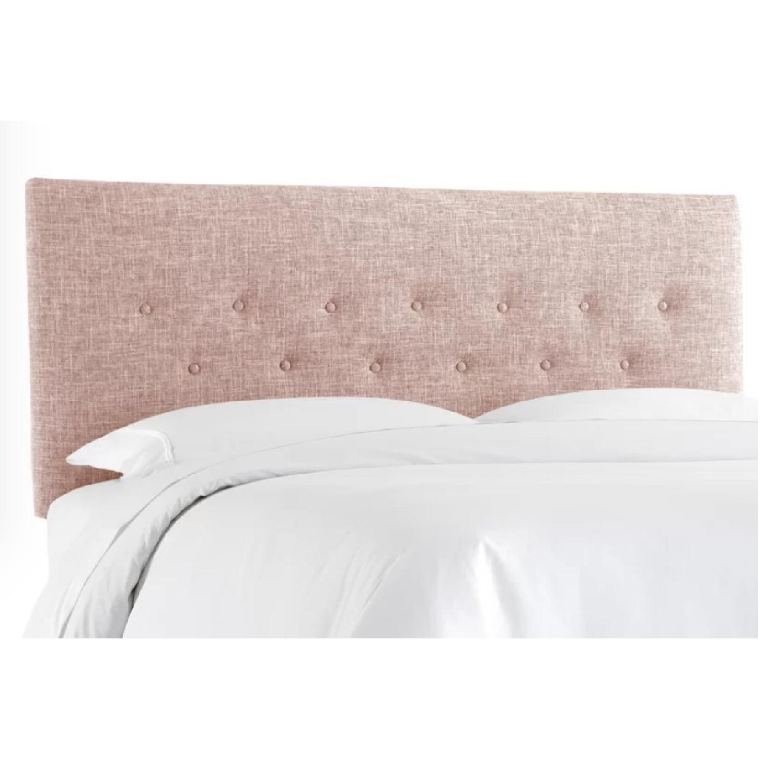 George Oliver Upholstered Pink Queen Headboard - image-0