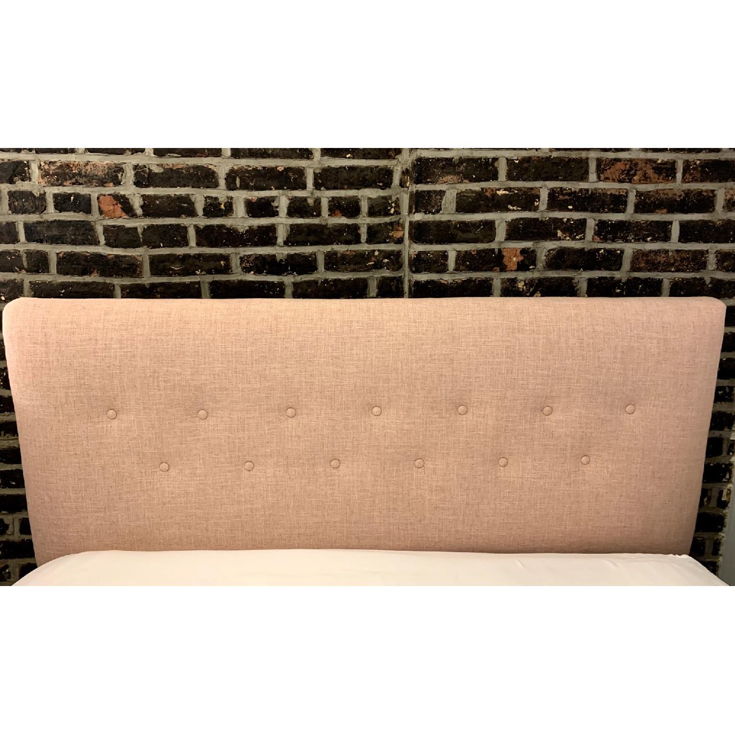 George Oliver Upholstered Pink Queen Headboard - image-1