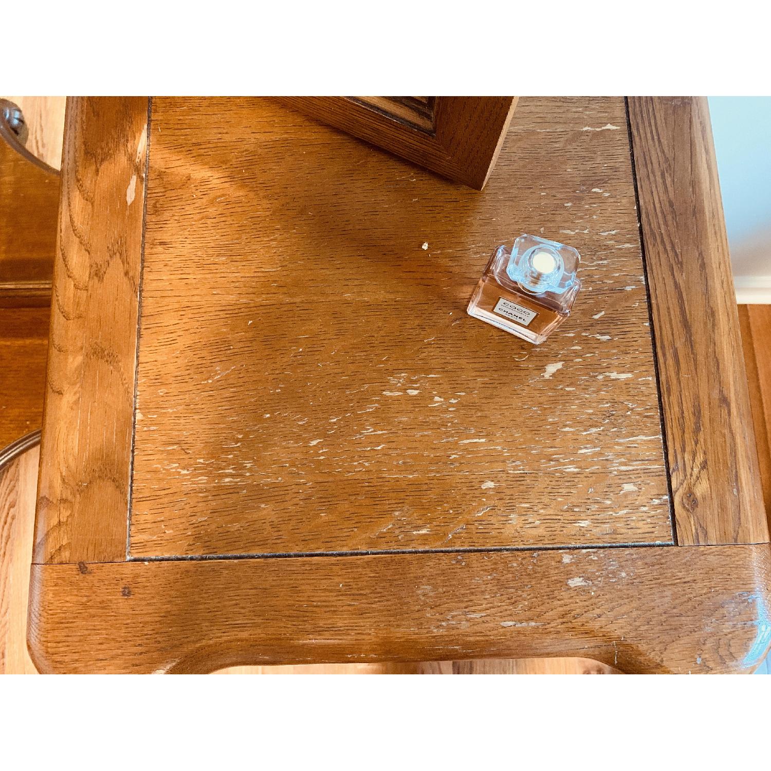 Huffman Koos Antique Vanity w/ Full Length Mirror - image-5