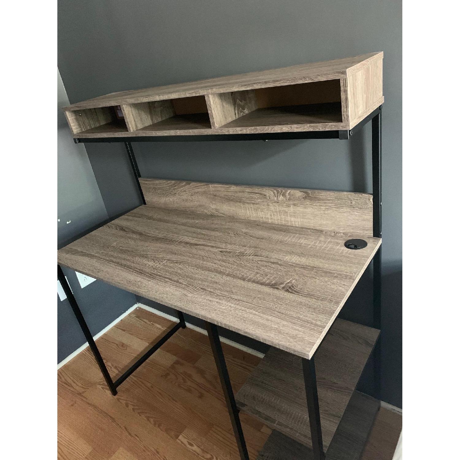 Homestar Laptop Desk w/ Hutch - image-4