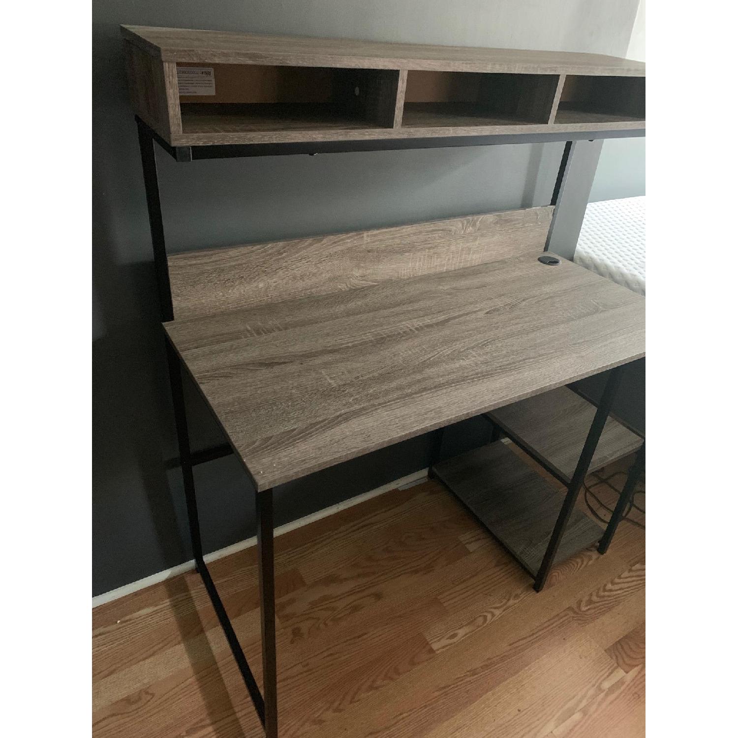 Homestar Laptop Desk w/ Hutch - image-5