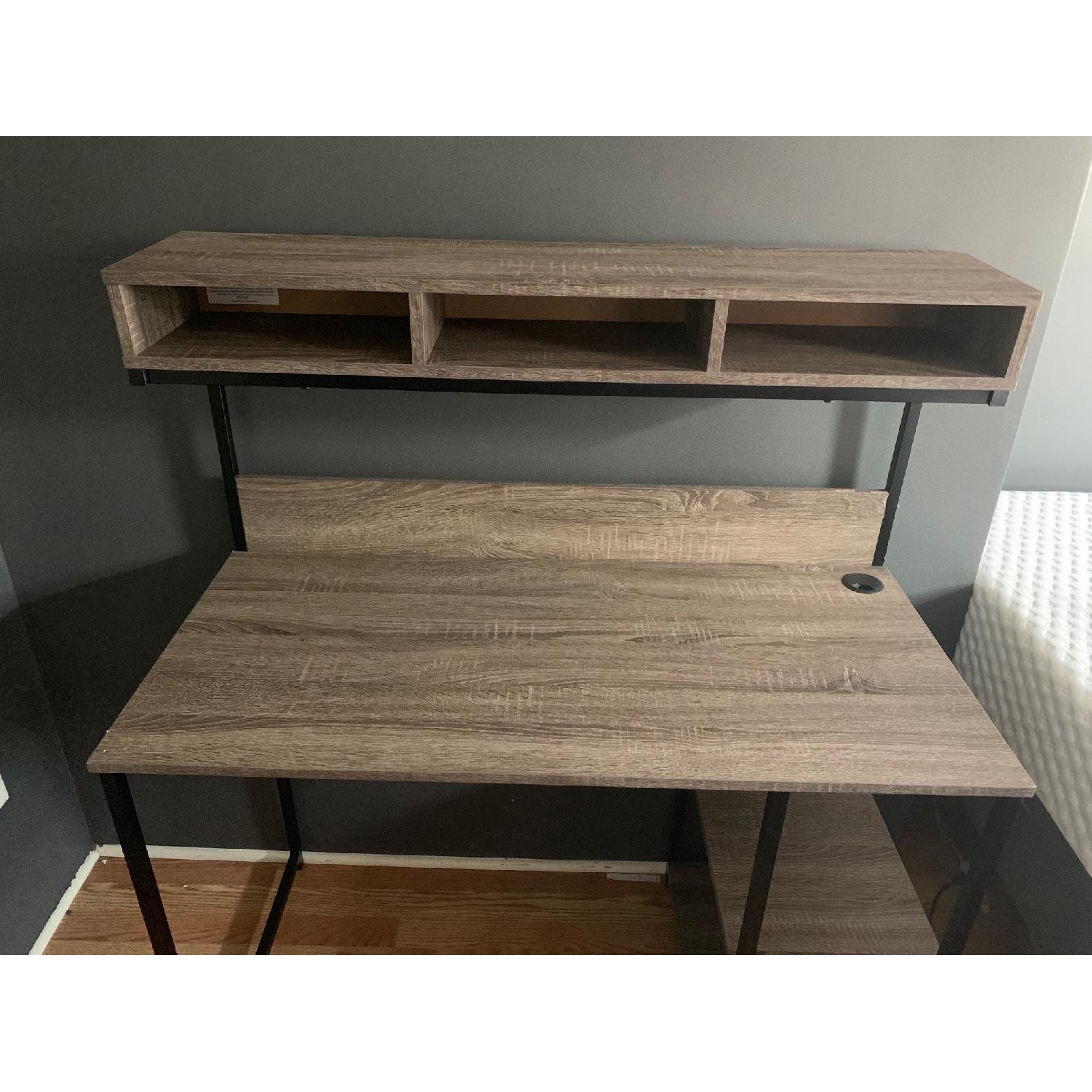 Homestar Laptop Desk w/ Hutch - image-6