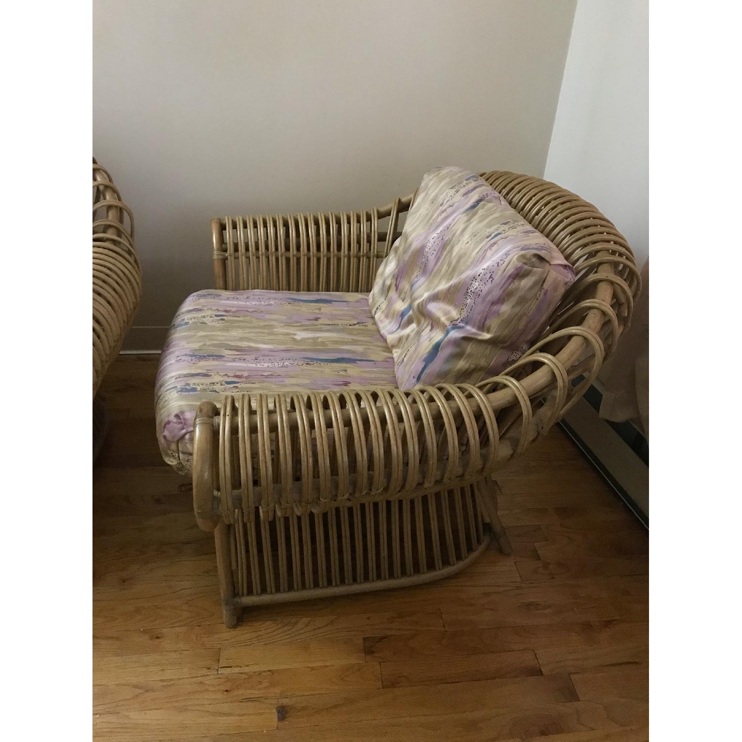 Rattan Frame Armchair - image-3