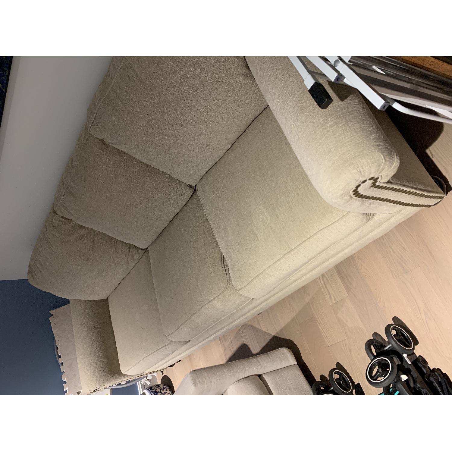 Ashley Milari Sleeper Sofa in Linen - image-1