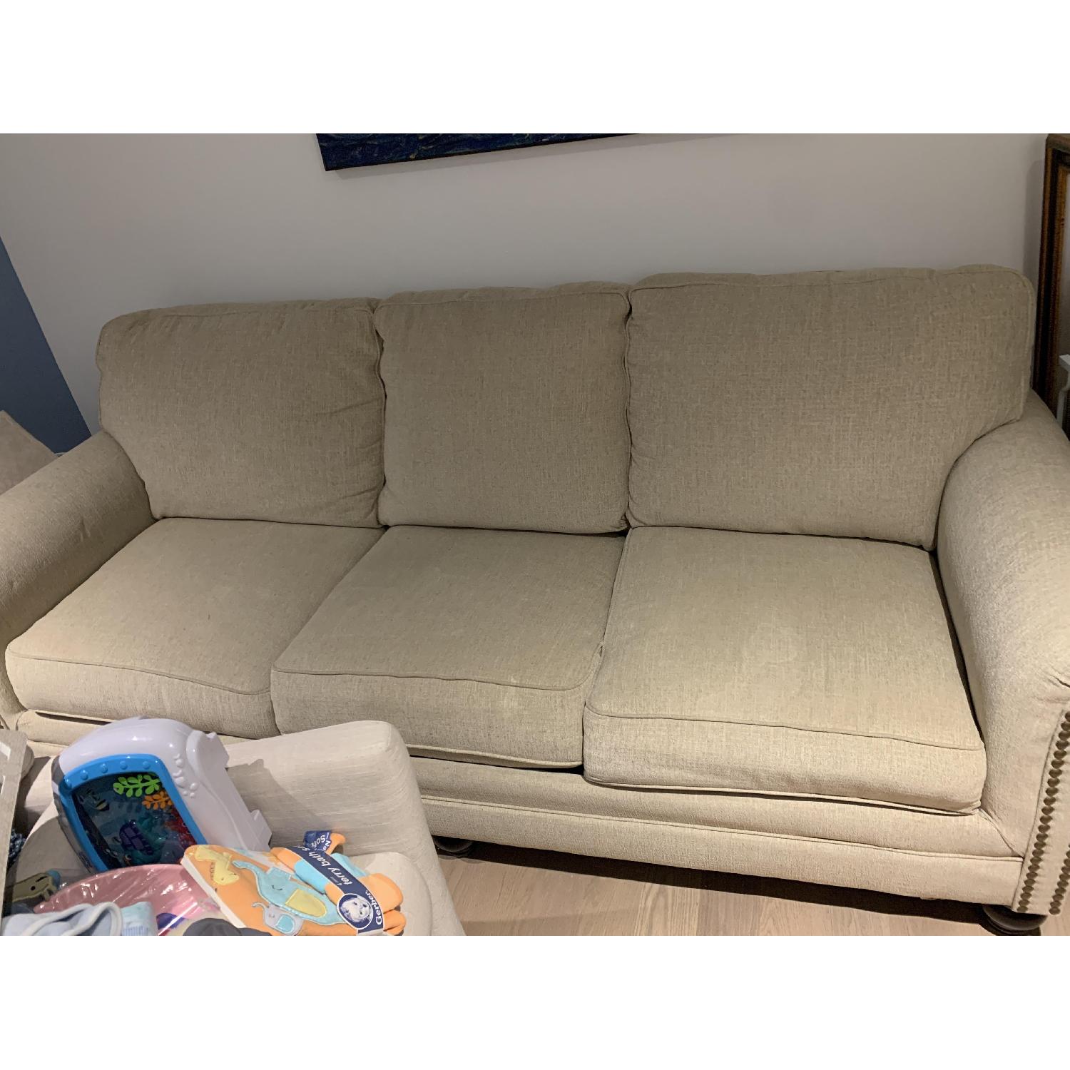 Ashley Milari Sleeper Sofa in Linen - image-3