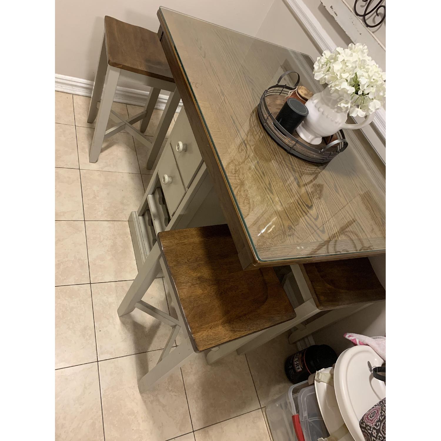 Raymour & Flanigan Shea 5-Piece Counter-Height Dining Set - image-1