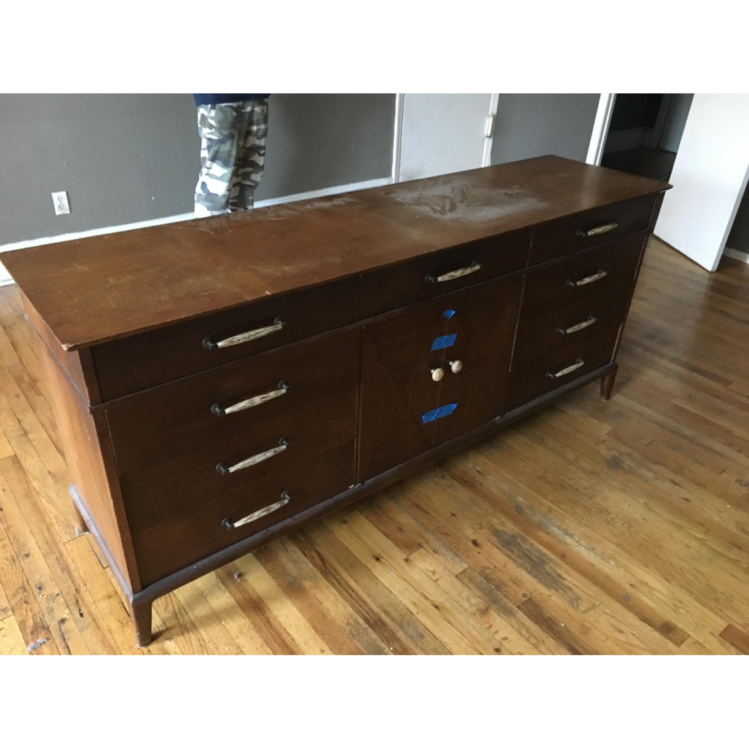 Mid-Century Modern Style Wood Credenza - image-2
