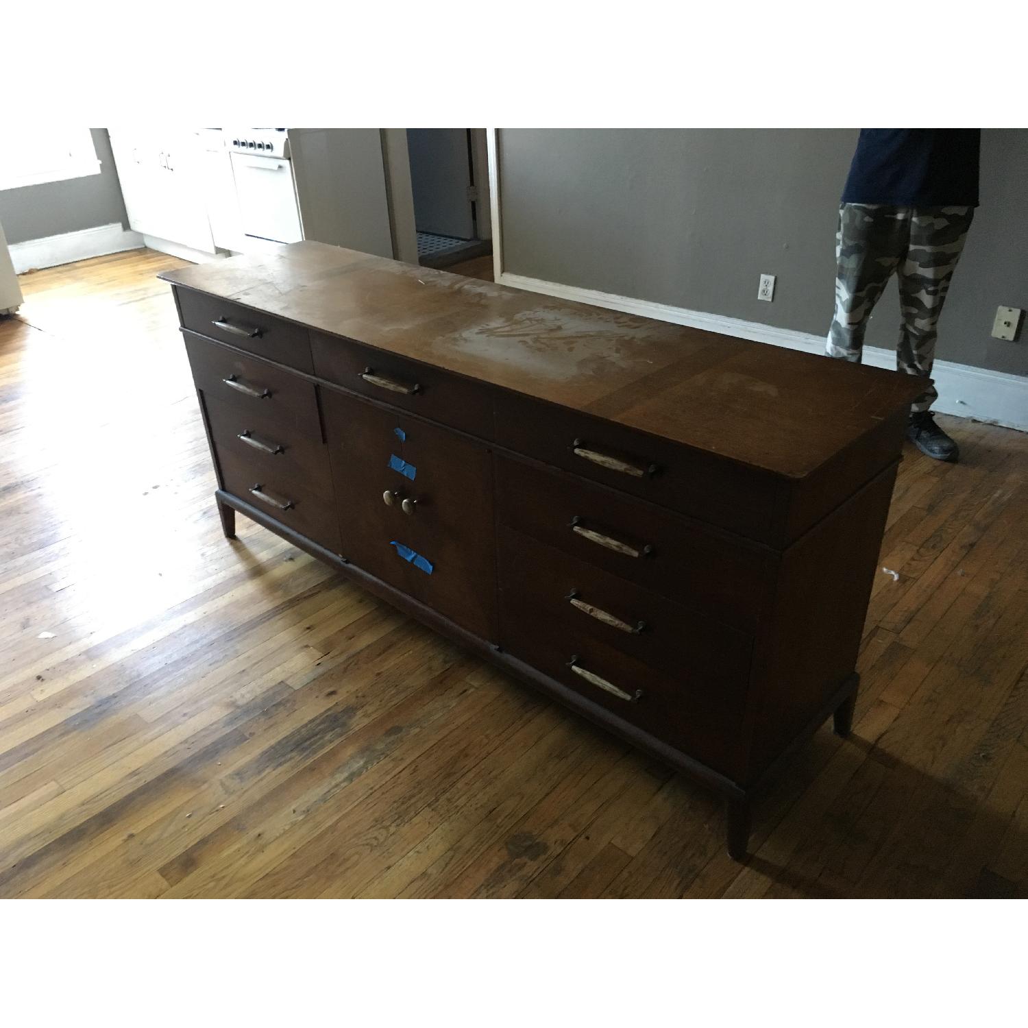 Mid-Century Modern Style Wood Credenza - image-1
