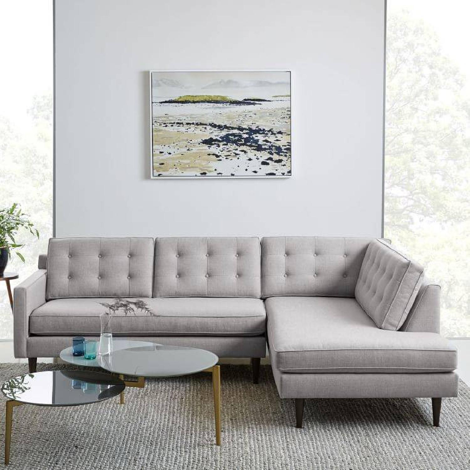 West Elm Drake 2-Piece Sectional Sofa - image-1