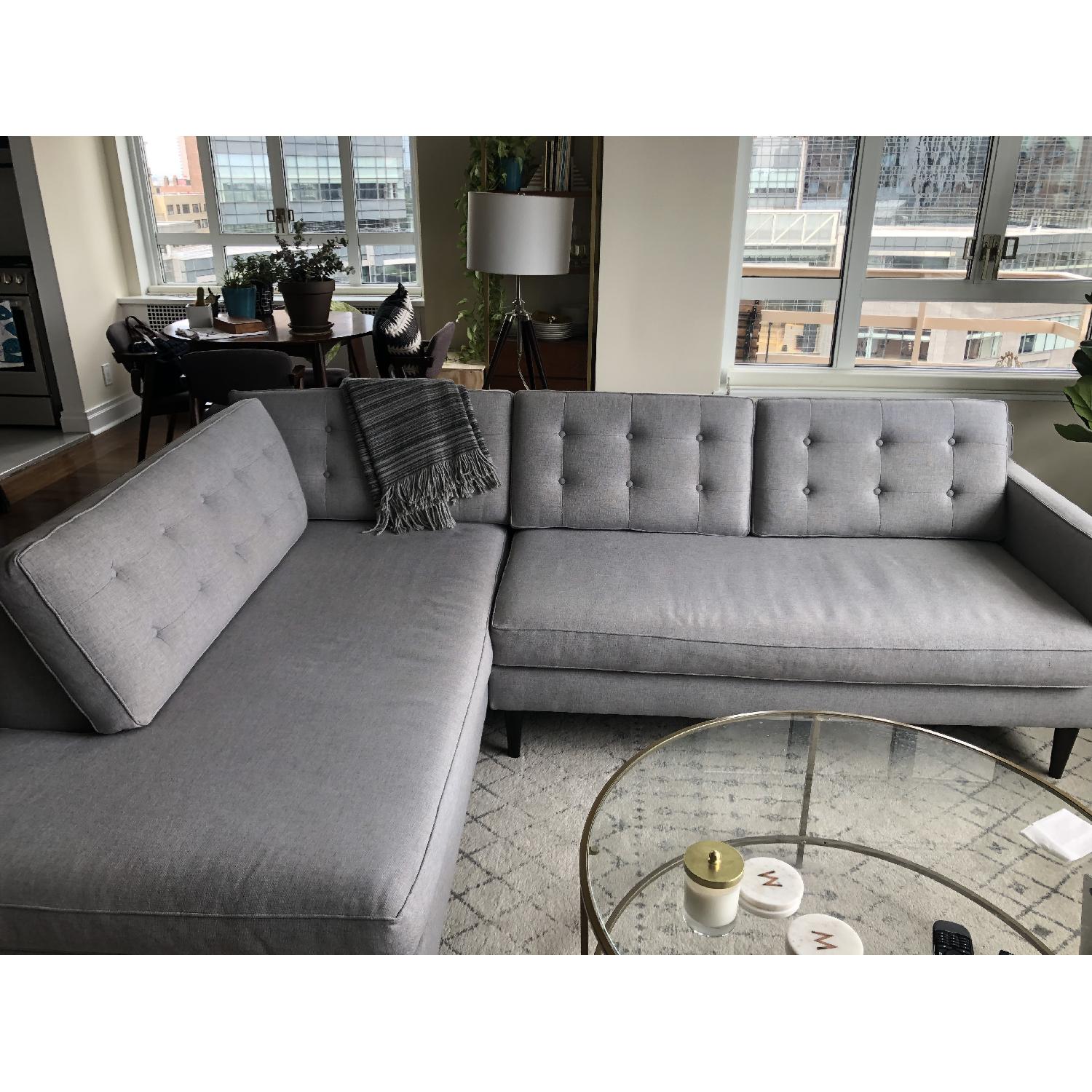 West Elm Drake 2-Piece Sectional Sofa - image-9