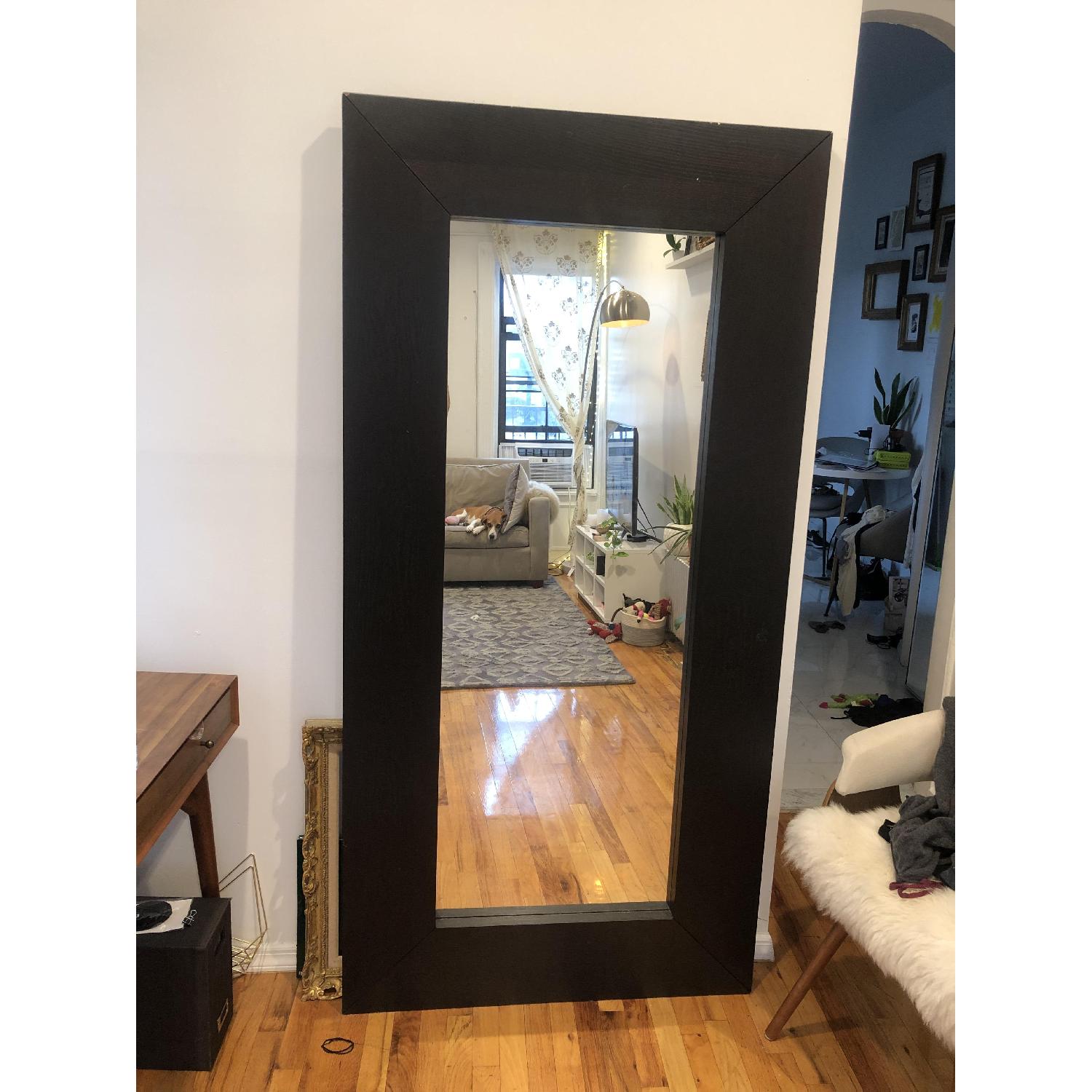 Ikea Mongstad Mirror in BlackBrown AptDeco