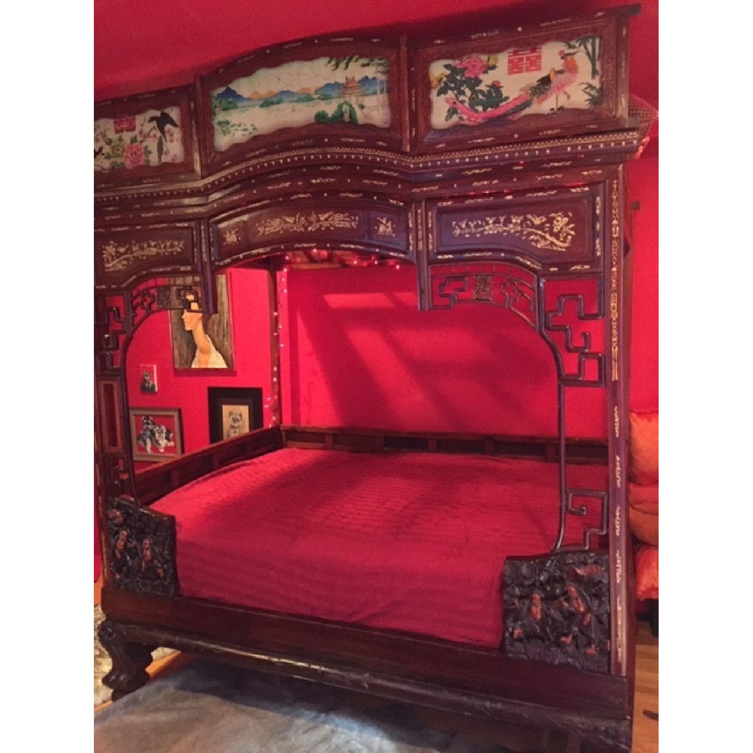 Antique Chinese Wedding Bunk Bed - image-2