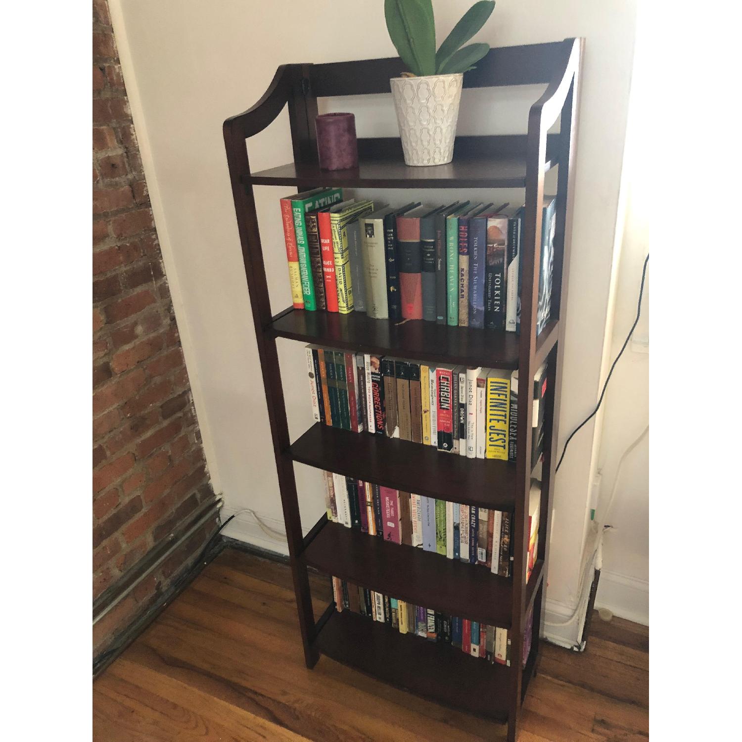 Pier 1 Folding Bookshelf AptDeco