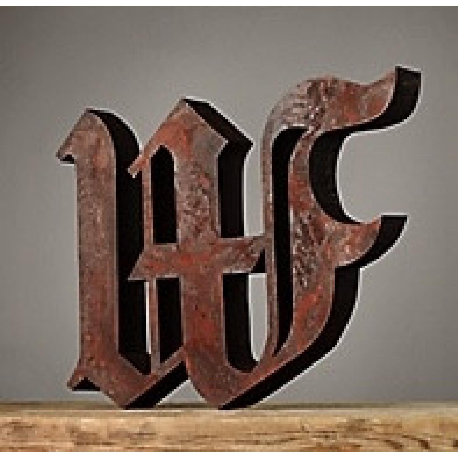 Restoration Hardware Metal Gothic Wall Decoration - image-1
