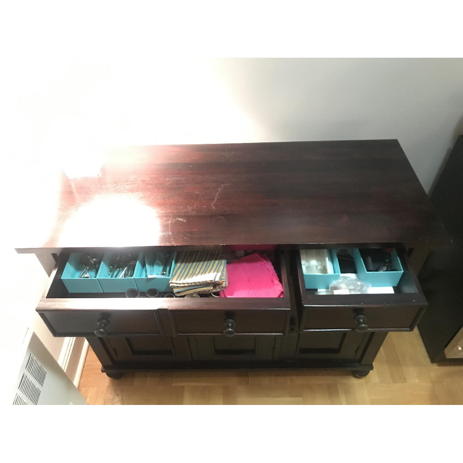 Crate & Barrel Avalon Wood Credenza - image-4