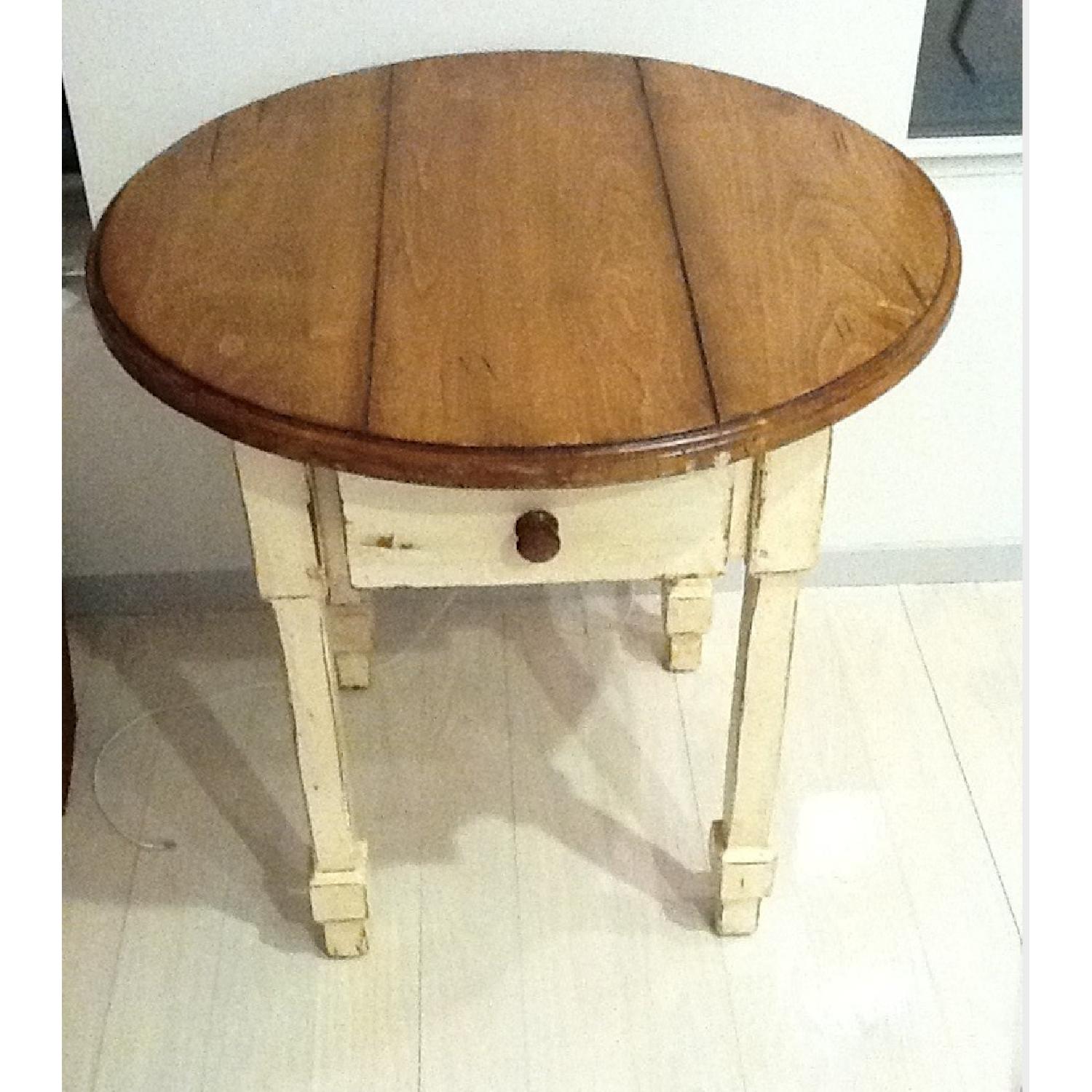 Custom Wood Side Table - image-1