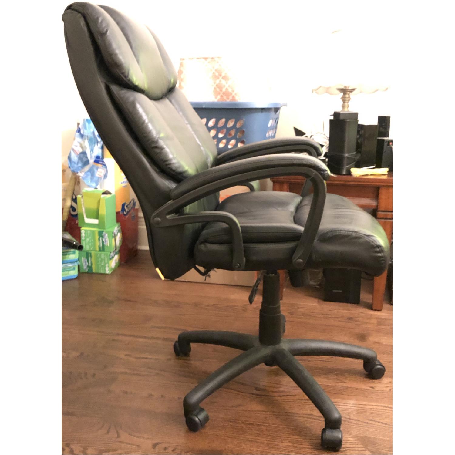 Italian Leather Executive Office Chair - image-3